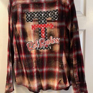 Red and black Texas Tech flannel